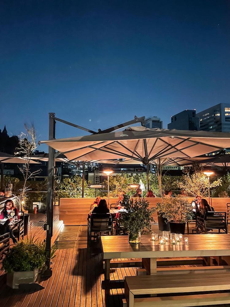 Hotel Magnolia Santiago Luaran gambar The Sky Bar