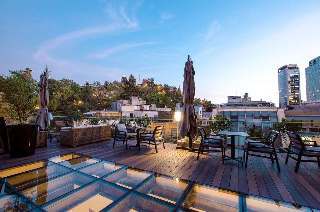 Hotel Magnolia Santiago Luaran gambar Rooftop at the Hotel