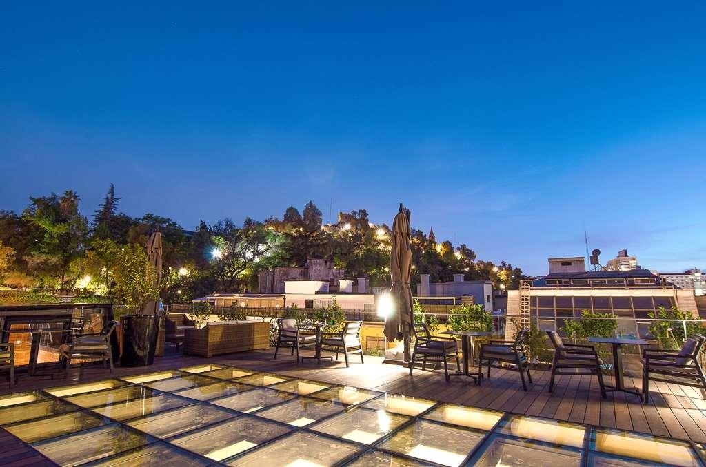 Hotel Magnolia Santiago Luaran gambar Rooftop terrace