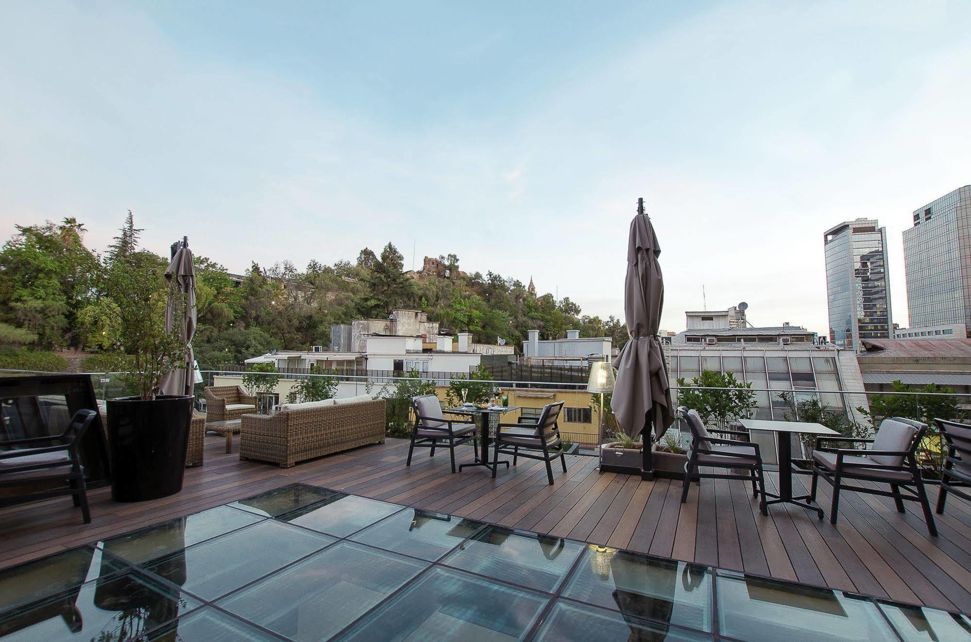 Hotel Magnolia Santiago Luaran gambar Rooftop terrace